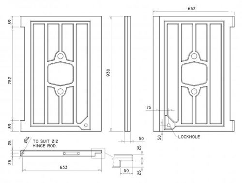 DT3725 Overlapping Doors