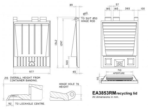 EA3853RM Recycling Lid